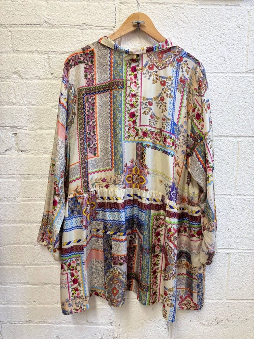 Johnny Was Stano Monroe Patchwork Printed Tunic - Picture 10 of 10
